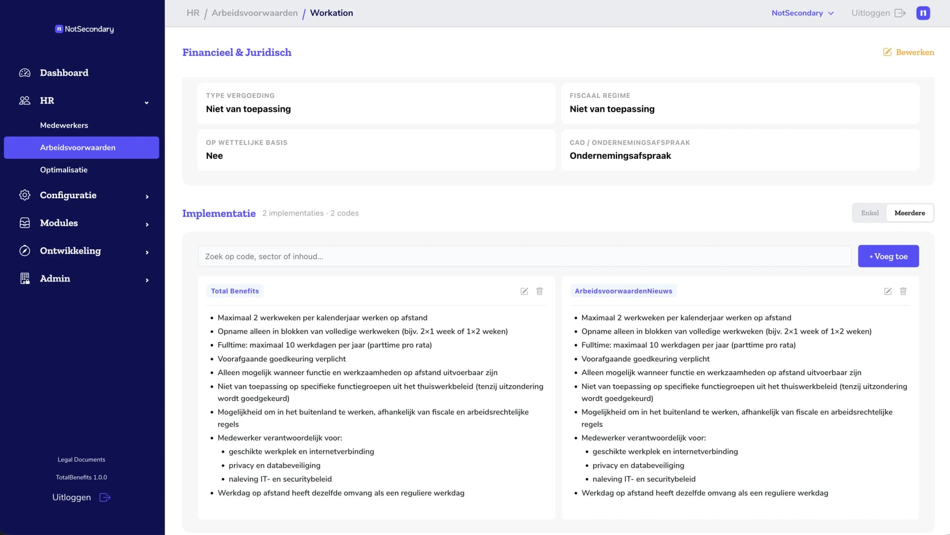Total Benefits dashboard 5